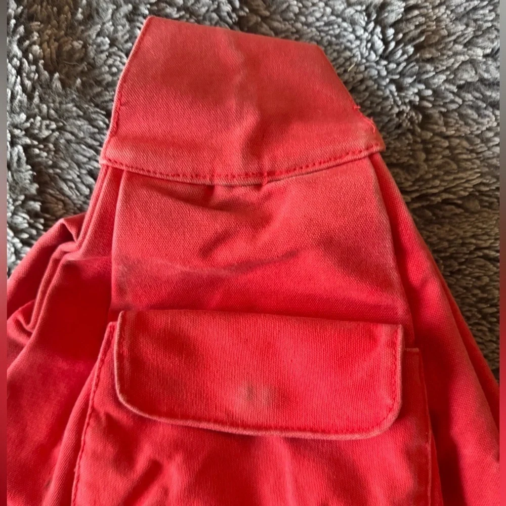 PERRY ELLIS Vintage Slingback Canvas Bag